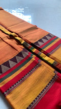 Saffron & Vermilion Irikal Saree