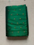 Emerald Green Kadiyal Paithani Silk Saree with Gold Butti & Paisley Pallu